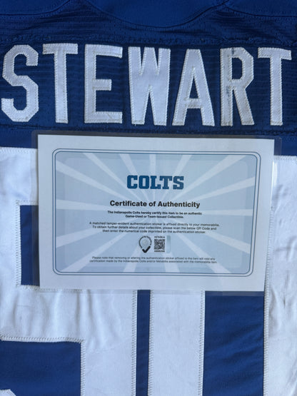 Grover Stewart GAME WORN 💪 Indianapolis Colts 🐎 Nike On-Field NFL Jersey 👕 COA also included 🛡️