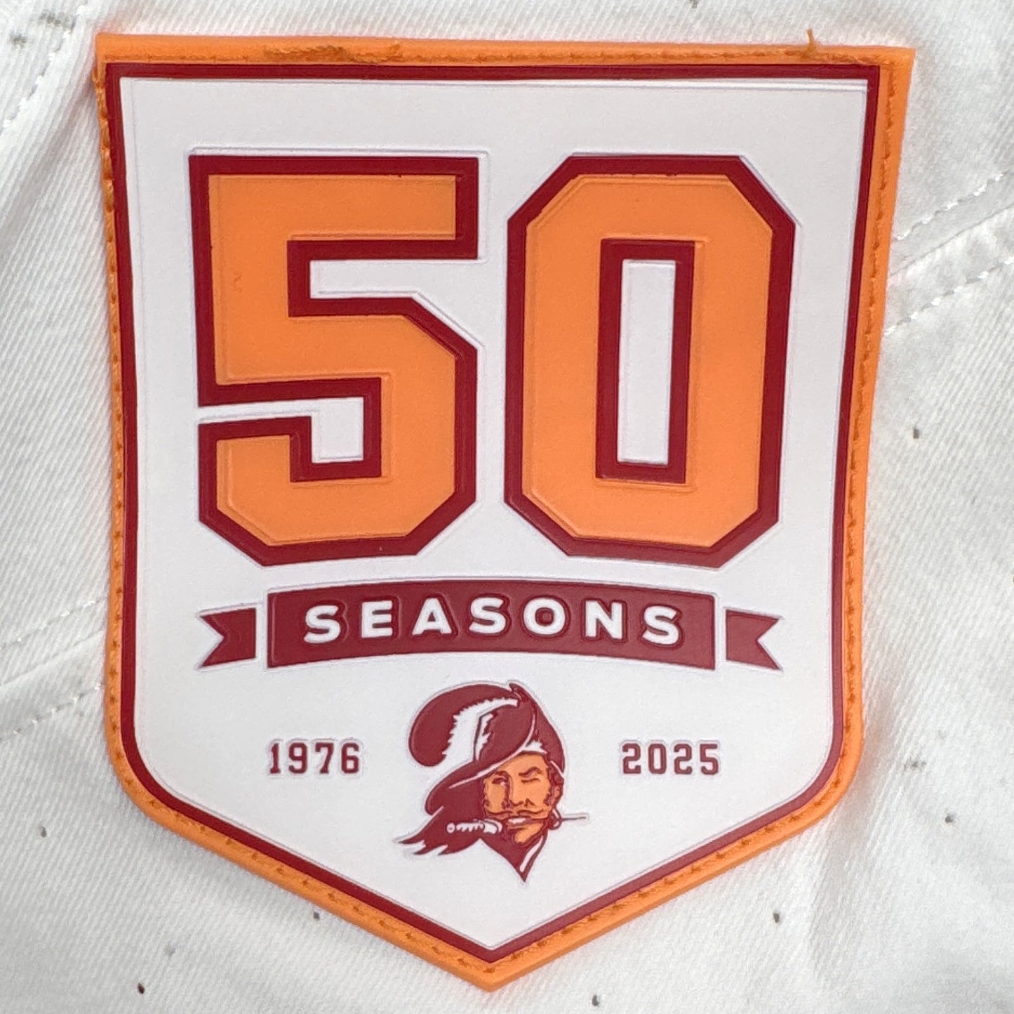 Emeka Egbuka TEAM ISSUED 🔥 Tampa Bay Buccaneers Nike NFL Iconic 1976 Jersey 👕 Also includes Certificate of Authenticity