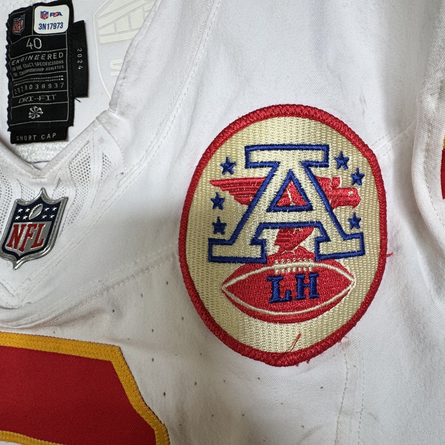 Bryan Cook GAME WORN 💪 09/05/25 Kansas City Chiefs Nike NFL Jersey vs Los Angeles Chargers Also includes Professional Sports Authenticator (PSA)