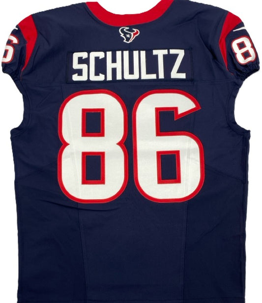 Dalton Schultz Game Issued 💪 Houston Texans 🐂 Nike NFL Jersey Also includes COA 🛡️