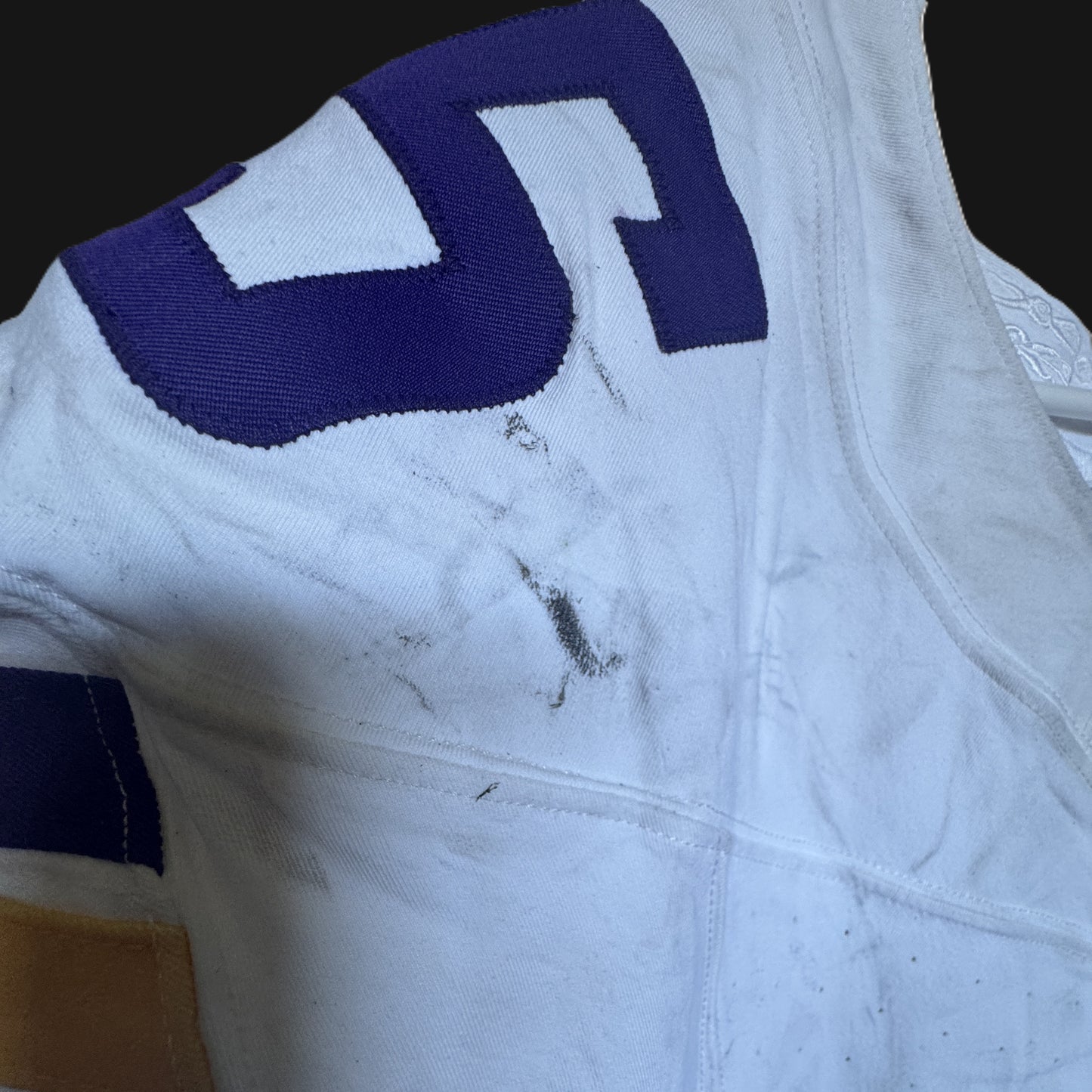 Michael Jurgens GAME WORN 💪 09/28/25 Minnesota Vikings 💜 vs Pittsburgh Steelers NFL Jersey Also includes PSA Authentication