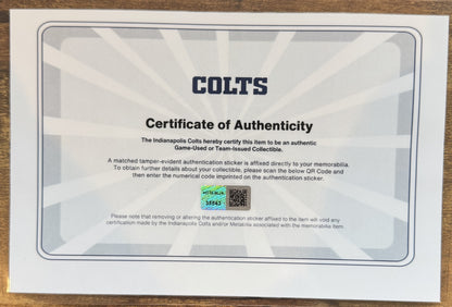 Anthony Richardson GAME ISSUED 💪 Indianapolis Colts Nike NFL Jersey 👕 Includes COA 📄🛡️