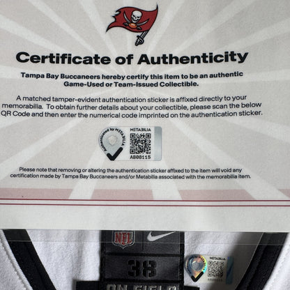 Bucky Irving TEAM-ISSUED💪Tampa Bay Buccaneers🏴‍☠️On-Field Nike NFL Jersey🎽