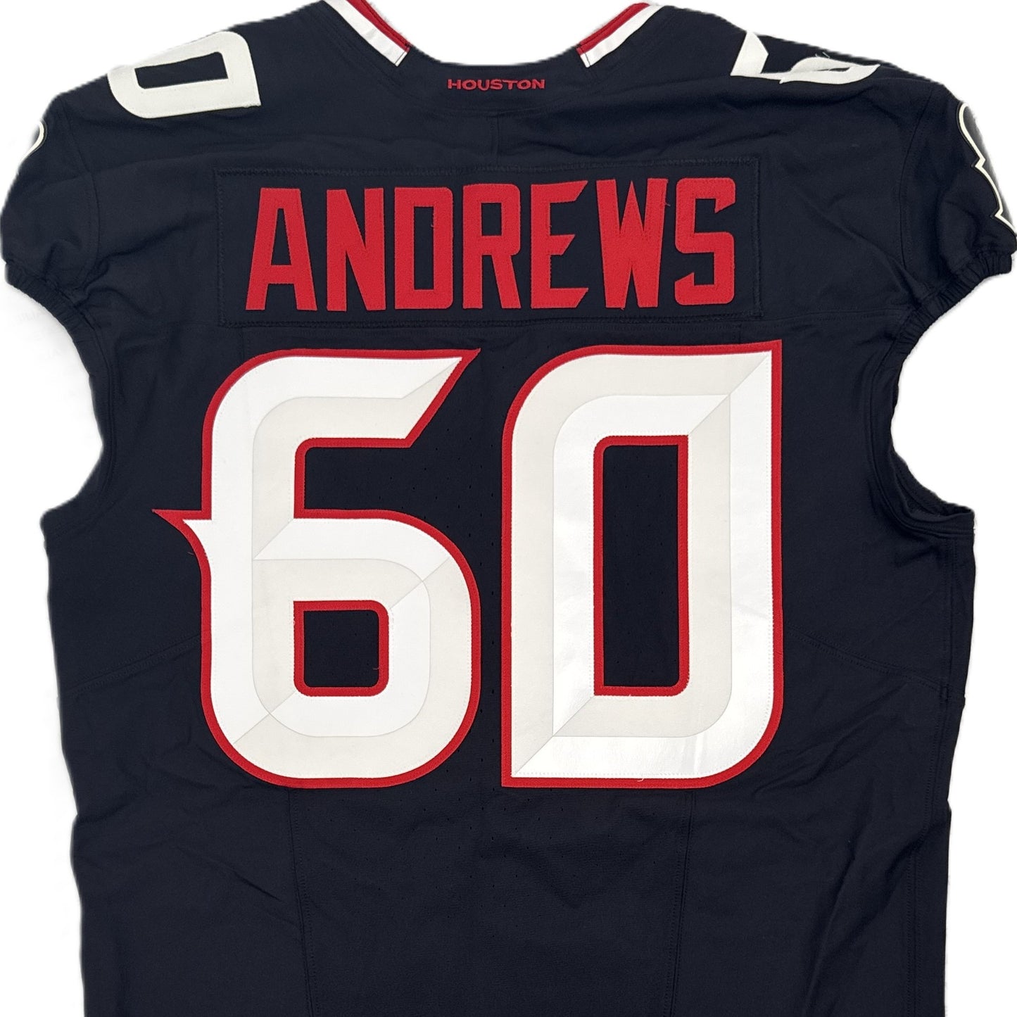 Jake Andrews GAME WORN 💪 09/07/2025 Houston Texans Nike NFL Jersey 🎽 vs. Los Angeles Rams🐏Also includes COA 🛡️