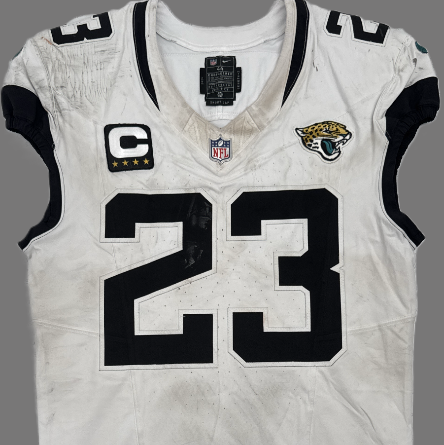 Foye Oluokon GAME-WORN💪09/14/2025 Jaguars🐆NFL On-Field Jersey👕vs.Bengals