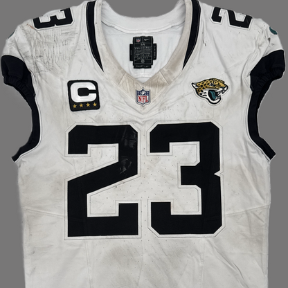 Foye Oluokon GAME-WORN💪09/14/2025 Jaguars🐆NFL On-Field Jersey👕vs.Bengals