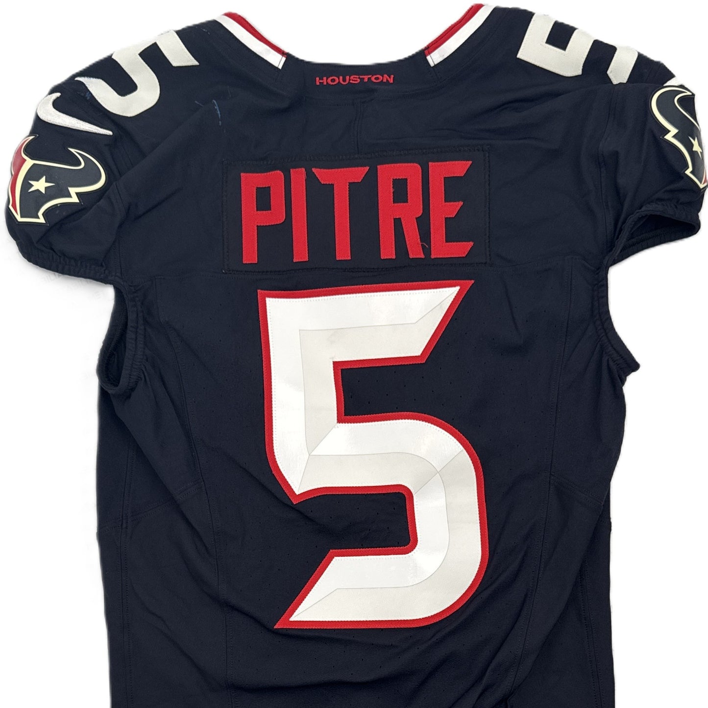 Jalen Pitre GAME USED 💪 09/07/2025 Houston Texans Nike NFL Jersey 🎽 vs. Los Angeles Rams 🐏 Inc.COA 🛡️