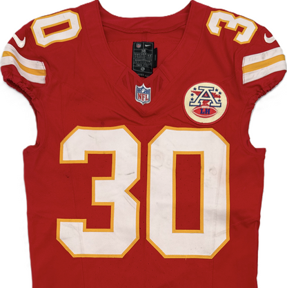 Christian Roland-Wallace GAME-WORN💪09/14/25 Kansas City Chiefs NFL Jersey🎽vs. Philadelphia Eagles🦅