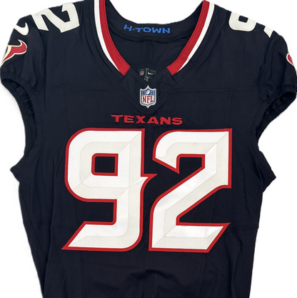 Dylan Horton GAME WORN 💪 09/07/2025 Houston Texans NFL Jersey 🎽 vs. Los Angeles Rams🐏