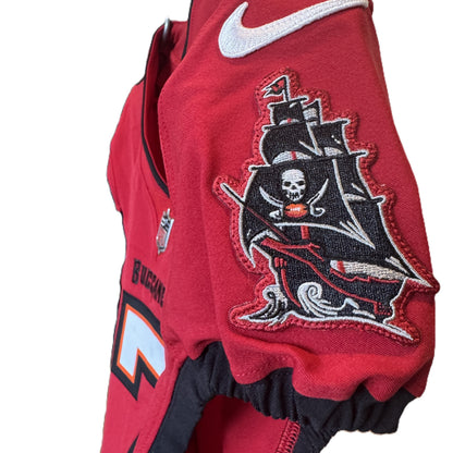 Bucky Irving GAME ISSUED 💪 Tampa Bay Buccaneers On-Field Nike NFL Red Jersey 🎽 Also includes Certificate of Authenticity 🛡️