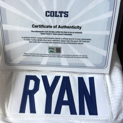 Matt Ryan GAME/TEAM ISSUED 💪 Indianapolis Colts 🐎 Nike NFL Jersey 👕 Includes COA📄
