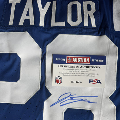 Jonathan Taylor HAND SIGNED TEAM ISSUED 💪 Indianapolis Colts Nike NFL Jersey 👕 Also Inc. COA 🛡️