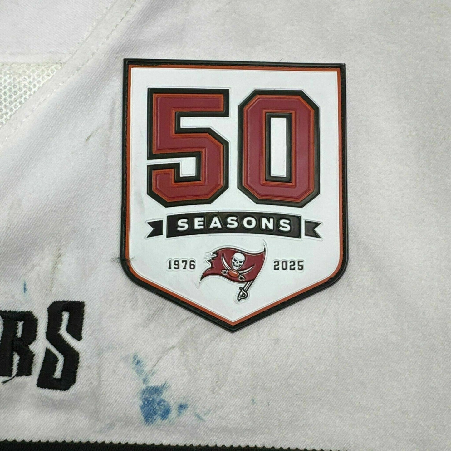Sterling Shepard Signed + Inscribed GAME WORN 10/20/25 Tampa Bay Buccaneers Jersey vs Detroit Lions Also includes COA 🛡️