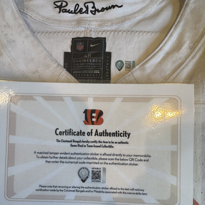 Kris Jenkins Jr. GAME-WORN 09/29/25💪Cincinnati Bengals🐅NFL Jersey vs. Denver Broncos
