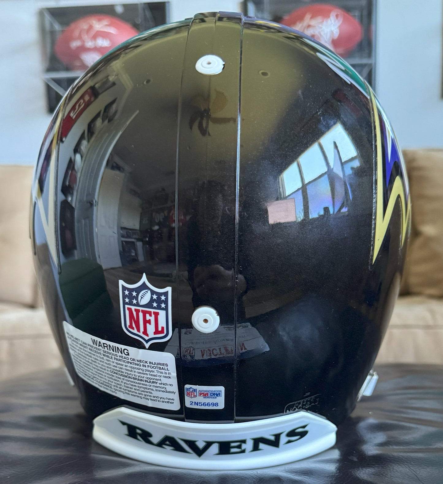 Marquise Brown Signed Baltimore Ravens Full-Size Proline Helmet NFL Memorabilia