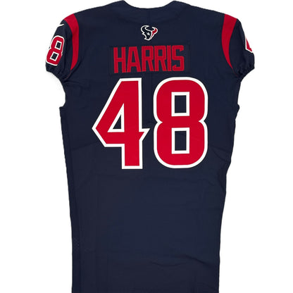 Christian Harris TEAM-ISSUED 💪 Color Rush 🎨 Houston Texans NFL Jersey 👕 Also Inc. COA🛡️