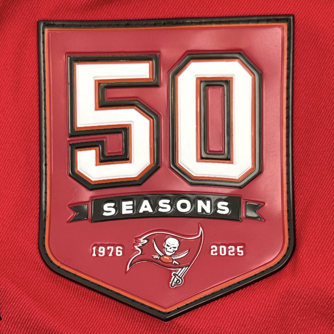 Bucky Irving GAME ISSUED 💪 Tampa Bay Buccaneers On-Field Nike NFL Red Jersey 🎽 Also includes Certificate of Authenticity 🛡️