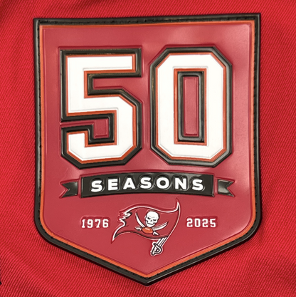Bucky Irving GAME ISSUED 💪 Tampa Bay Buccaneers On-Field Nike NFL Red Jersey 🎽 Also includes Certificate of Authenticity 🛡️