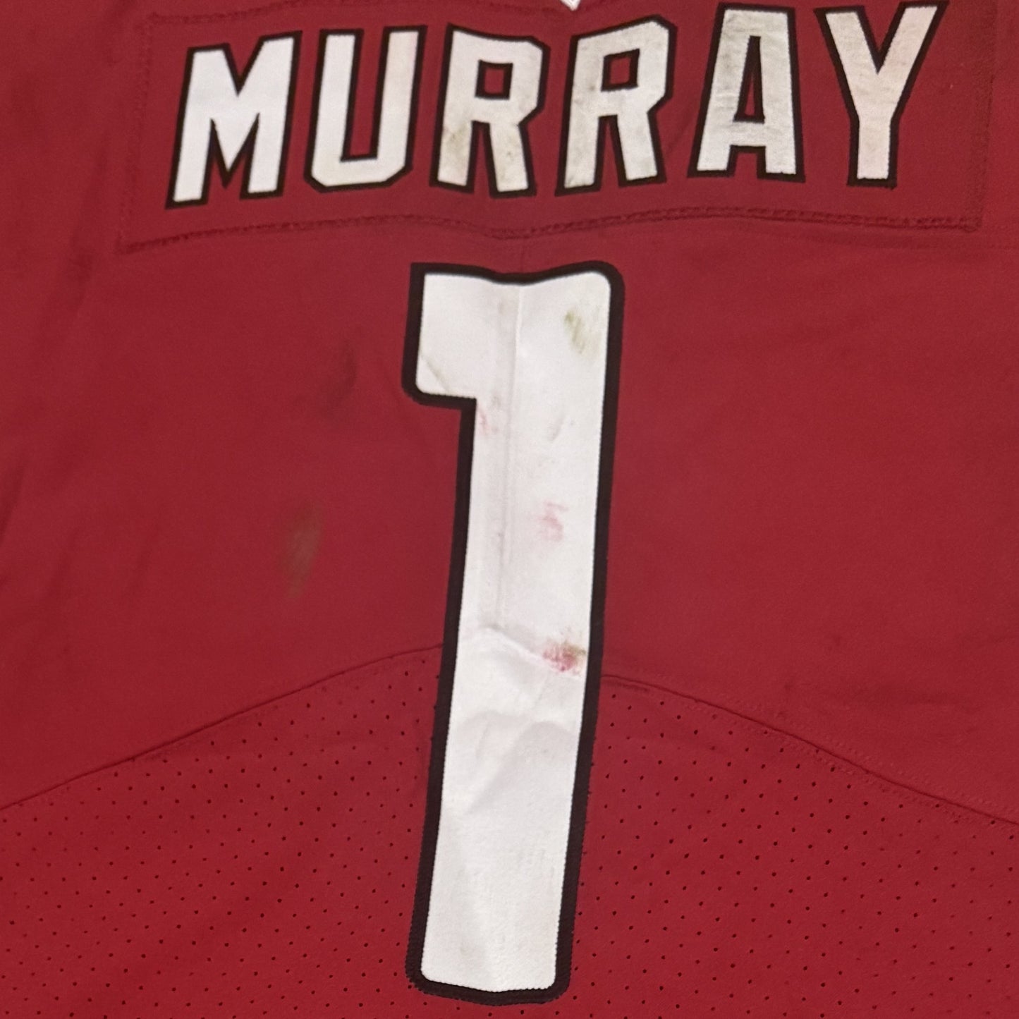 Kyler Murray GAME WORN 11/06/22 PHOTO MATCHED Arizona Cardinals NFL Jersey vs Seattle Seahawk Also includes PSA COA