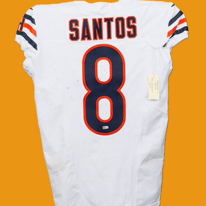 Cairo Santos GAME WORN 💪 09/22/24 Chicago Bears Nike NFL Jersey vs Indianapolis Colts Inc COA 🛡️