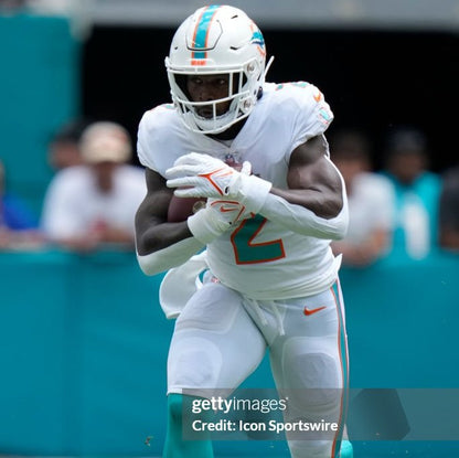Chase Edmonds GAME ISSUED 💪 Miami Dolphins 🐬 Nike On-Field NFL Jersey 👕 Inc. PSA Authenticity 🛡️
