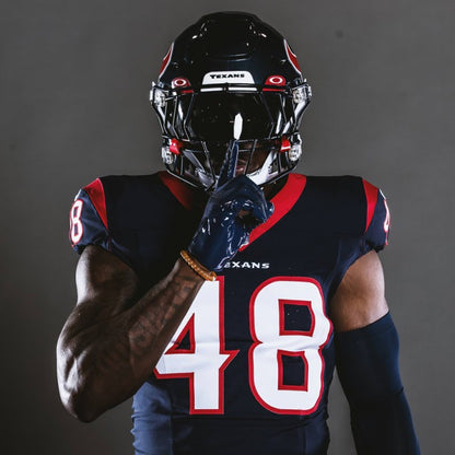 Christian Harris TEAM-ISSUED 💪 Color Rush 🎨 Houston Texans NFL Jersey 👕 Also Inc. COA🛡️