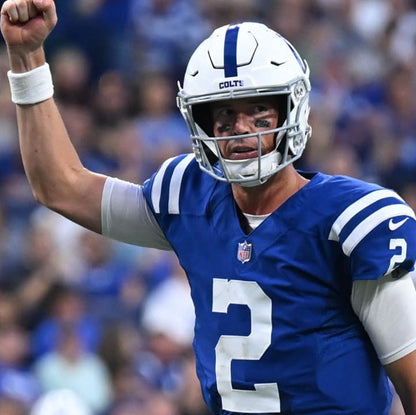 Matt Ryan TEAM ISSUED 💪 Indianapolis Colts 🐎 Nike NFL Jersey 👕 Includes COA 🛡️ + Captain's Patch