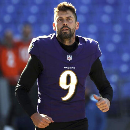 Justin Tucker GAME-WORN💪09/15/24 Baltimore Ravens💜NFL Jersey vs. Las Vegas Raiders +COA