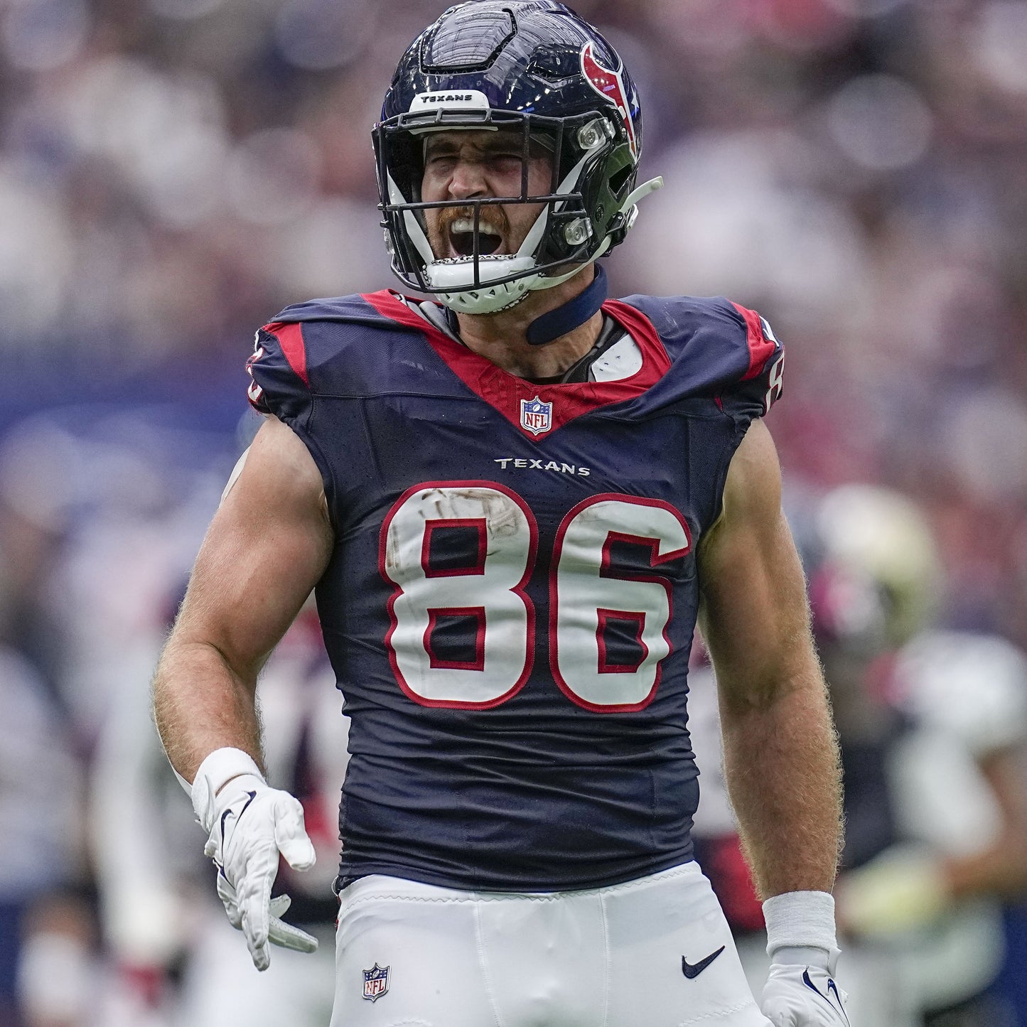Dalton Schultz Game Issued 💪 Houston Texans 🐂 Nike NFL Jersey Also includes COA 🛡️