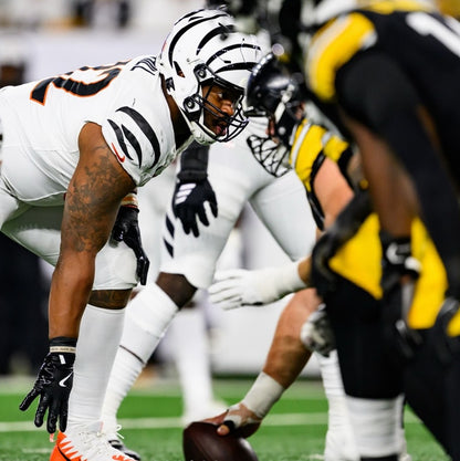 B.J. Hill GAME WORN 💪 10/16/25 Cincinnati Bengals Nike NFL Jersey vs. Steelers inc. COA 🛡️