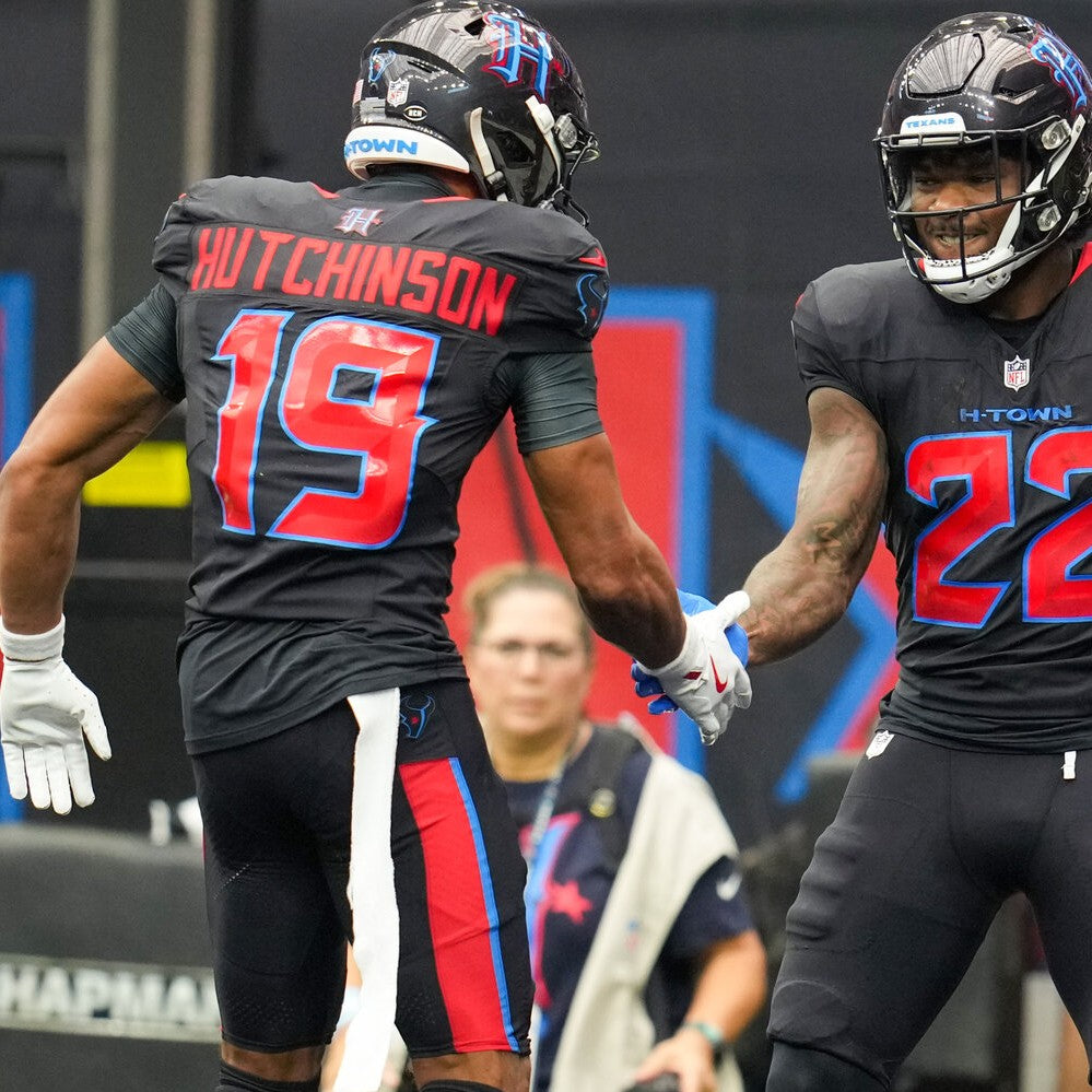 Xavier Hutchinson GAME WORN 10/26/25 Houston Texans NFL Jersey 👕 vs San Fransisco 49ers. Also includes COA
