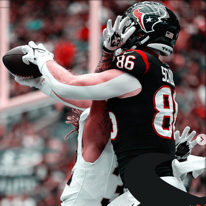 Dalton Schultz SIGNED ✍️ Game-Issued Houston Texans 🐂 Nike NFL Jersey inc COA ⭐