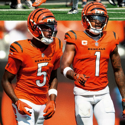 Tee Higgins GAME ISSUED 💪 Cincinnati Bengals 🐅 24-25 Season Nike NFL Jersey 👕 Inc. COA 📄