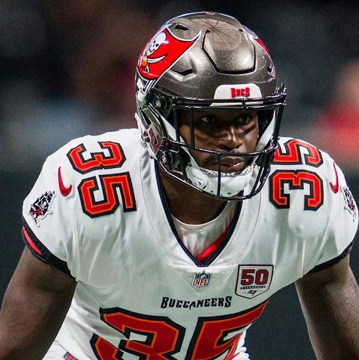 Jamel Dean GAME WORN 💪 11/09/25 Tampa Bay Buccaneers On-Field Nike NFL Jersey 👕 vs. Patriots Inc. COA