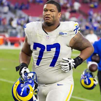 Alaric Jackson GAME ISSUED Los Angeles Rams Nike NFL On Field Jersey Inc. Certificate of Authenticity 📏