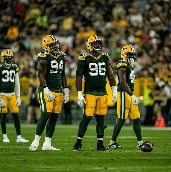 Colby Wooden GAME WORN💪09/6/24 Green Bay Packers Jersey👕vs.Eagles🦅Sao Paulo