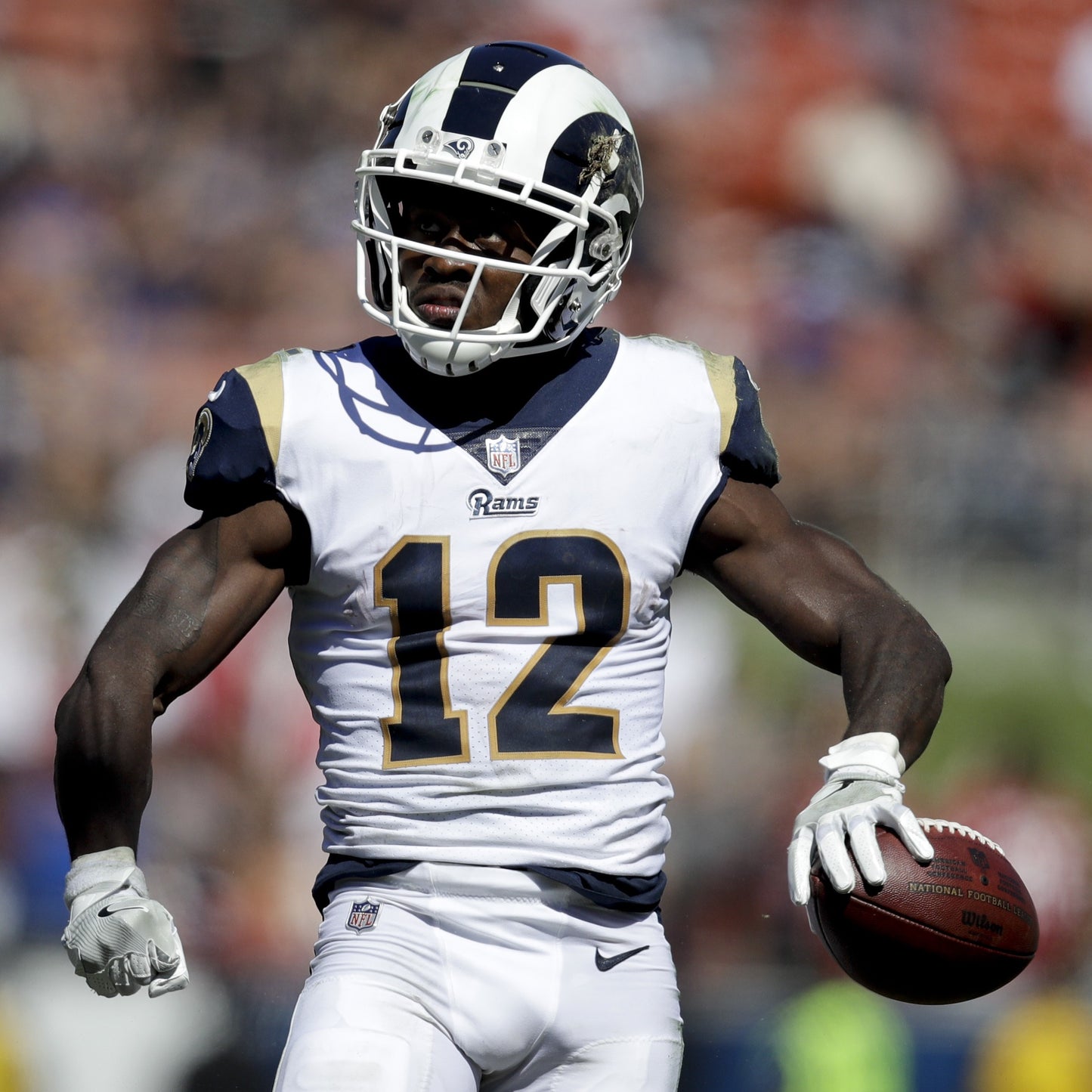 Brandin Cooks GAME-ISSUED💪Los Angeles Rams🐏NFL On-Field Jersey👕Inc. COA📄
