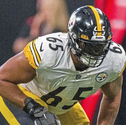 Dan Moore GAME WORN💪12/21/2024 PHOTO MATCHED📸Pittsburgh Steelers NFL Jersey👕Inc.COA💥 vs. Baltimore Ravens