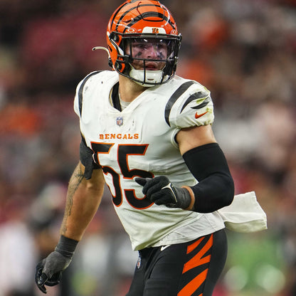 Logan Wilson GAME WORN/USED 10/12/25 💪 Cincinnati Bengals 🐅 Nike NFL Jersey vs Packers inc. COA 🛡️