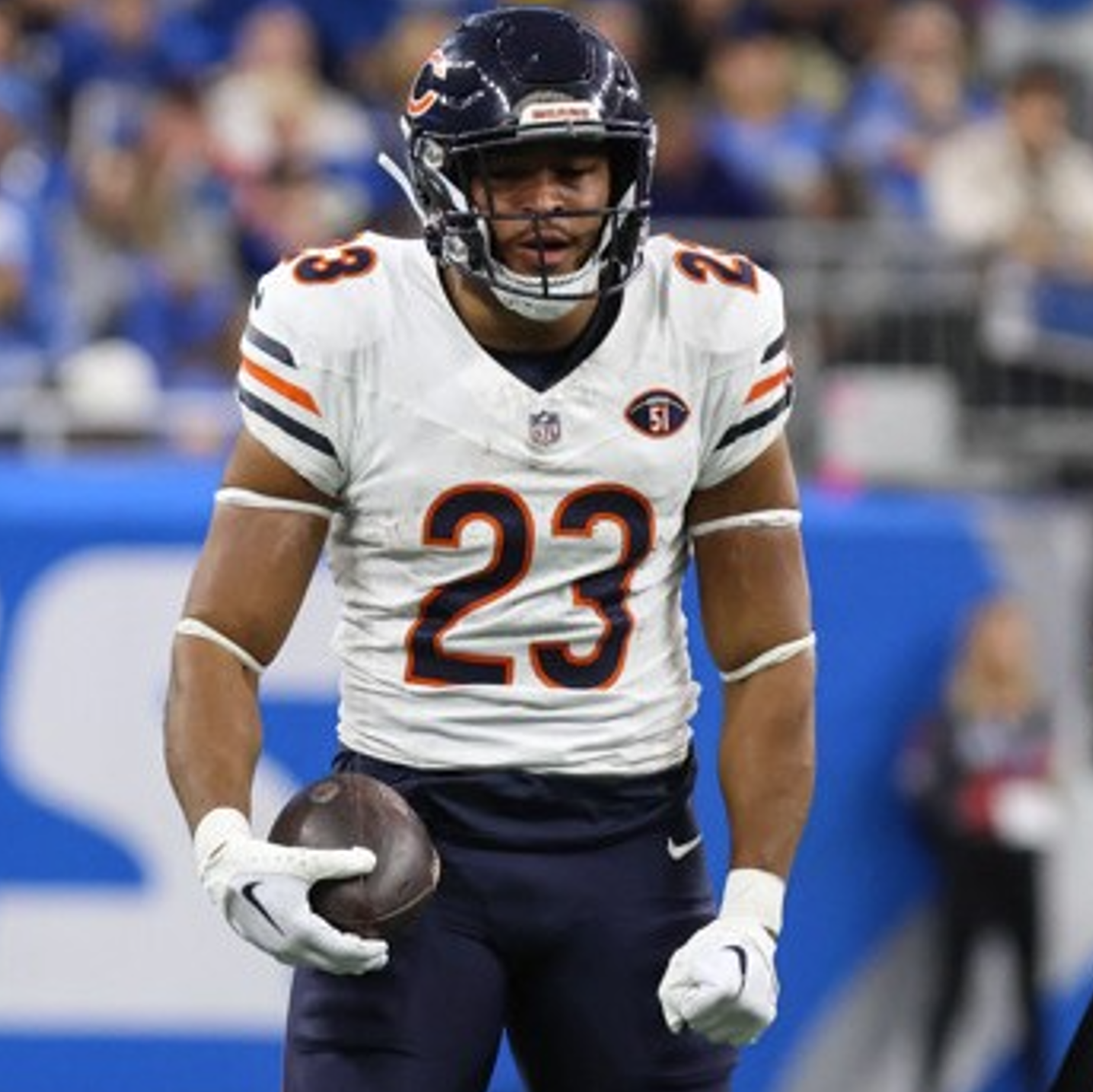Roschon Johnson GAME WORN 10/27/24 PHOTO MATCHED Chicago Bears Nike NFL Jersey vs Washington Commanders Also includes COA 🛡️