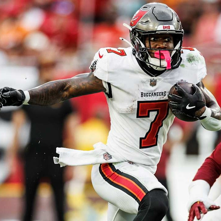 Bucky Irving TEAM-ISSUED💪Tampa Bay Buccaneers🏴‍☠️On-Field Nike NFL Jersey🎽