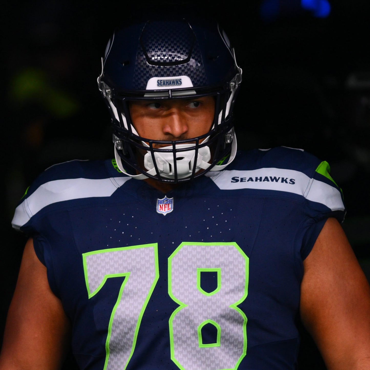 Stone Forsythe GAME WORN 💪 8/10/23 + 8/19/23 Seattle Seahawks Nike NFL Jersey 👕 Includes Certificate of Authenticity
