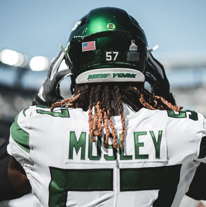 C.J. Mosley GAME USED 💪 10/20/2024 PHOTO MATCHED 📸 New York Jets NFL Nike Jersey👕Inc. PSA COA📄