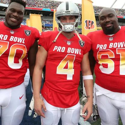 Derek Carr Game-Issued🦾Pro Bowl NFL On-Field Jersey👕Las Vegas Raiders🏴‍☠