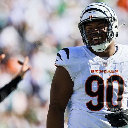 Kris Jenkins Jr. GAME-WORN 09/07/25💪Cincinnati Bengals🐅NFL Jersey vs Cleveland Browns