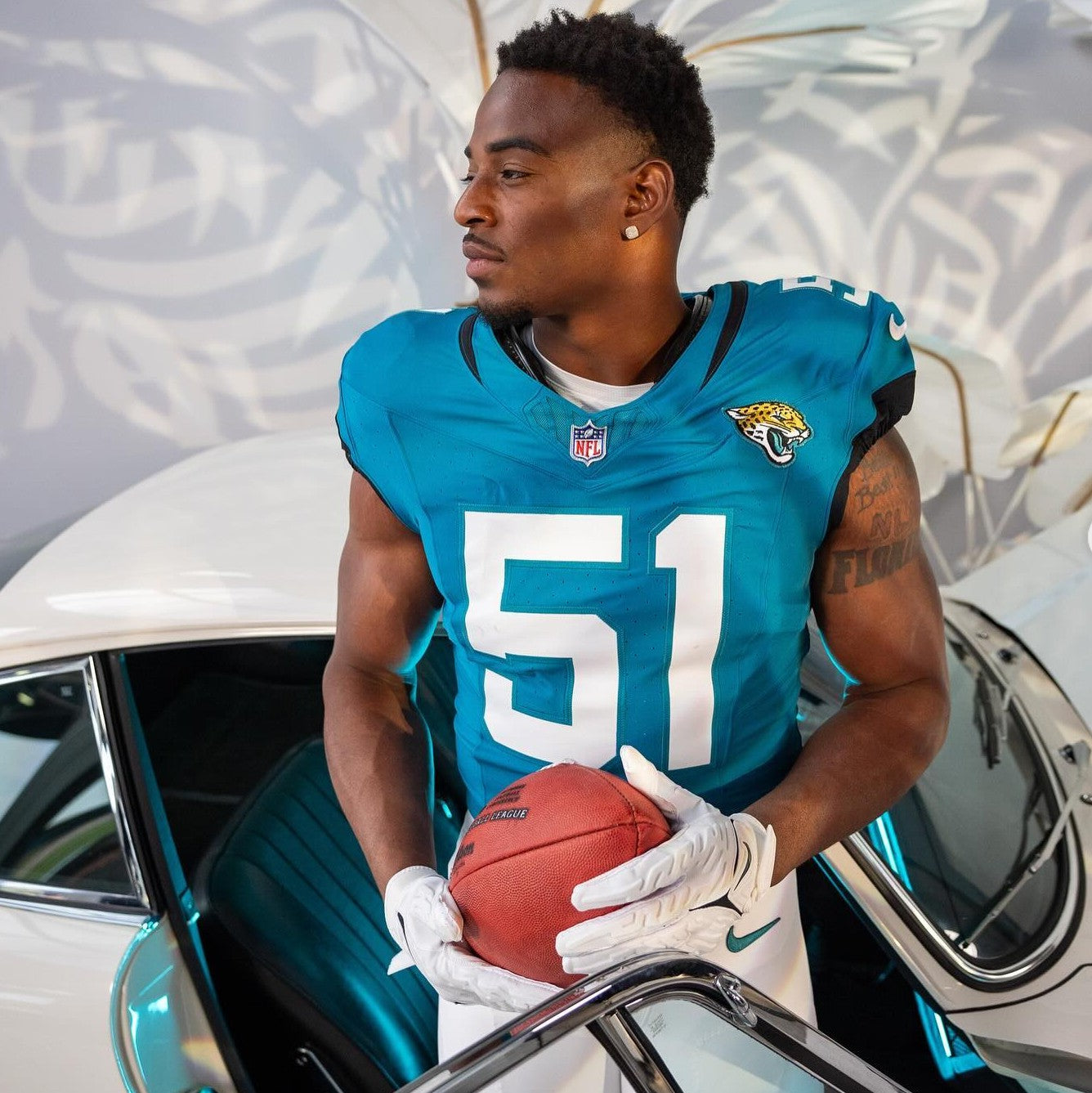 Ventrell Miller GAME WORN 09/07/25 Jacksonville Jaguars 🐆 Nike NFL Jersey 👕 vs. Carolina Panthers First Game of the 2025 Season