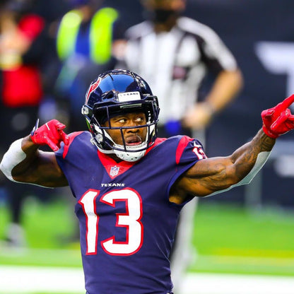 Brandin Cooks GAME WORN 💪 10/10/2021 PHOTO MATCHED 📸 Houston Texans NFL Jersey 🎽 vs. New England Patriots Also inc. PSA Authenticity 🛡️
