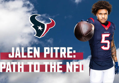 Jalen Pitre GAME USED 💪 09/07/2025 Houston Texans Nike NFL Jersey 🎽 vs. Los Angeles Rams 🐏 Inc.COA 🛡️