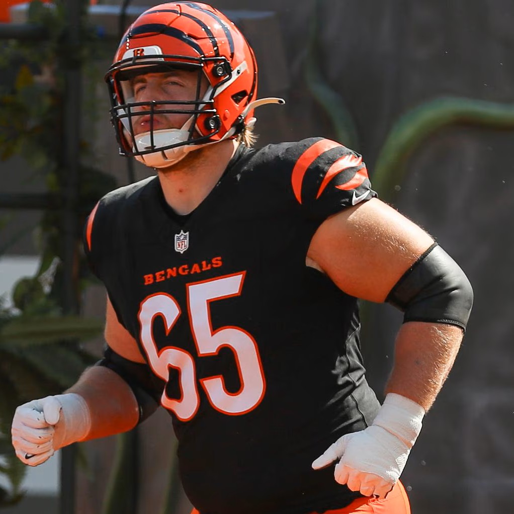 Alex Cappa GAME WORN💪10/06/24 Cincinnati Bengals🐅vs.Baltimore Ravens NFL Jersey👕Includes COA
