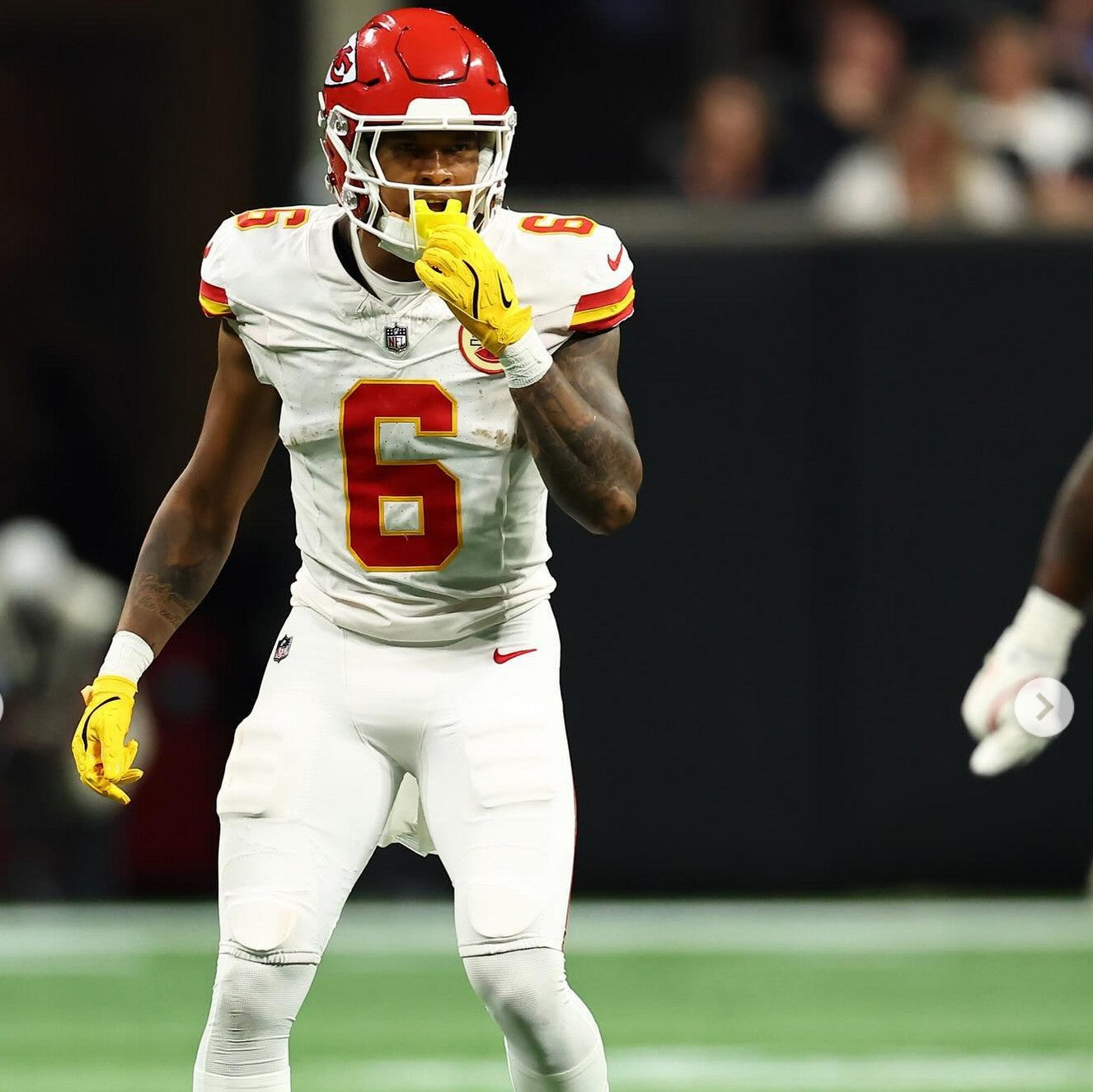 Bryan Cook GAME WORN 💪 09/21/25 Kansas City Chiefs Nike NFL Jersey 🎽 vs Giants - COA included 🛡️